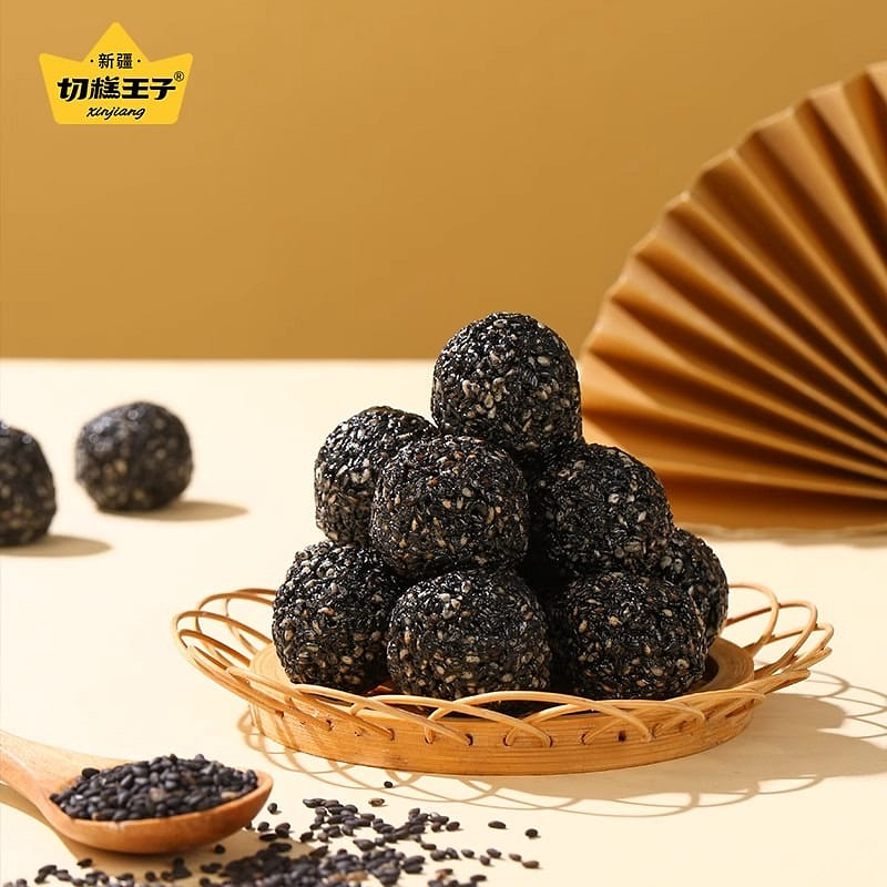 Qiegao Prince Black Sesame Balls 458g 458 g