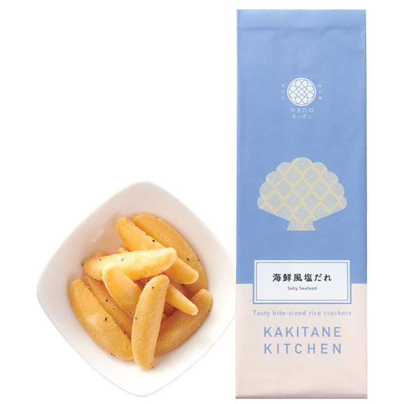 【日本直邮】柿种厨房 日式盐海鲜蘸料风味仙贝 65g 65 克