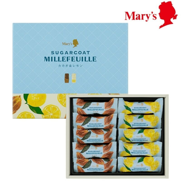 MARY'S限定不易融化砂糖涂层巧克力千层酥10枚 1 盒