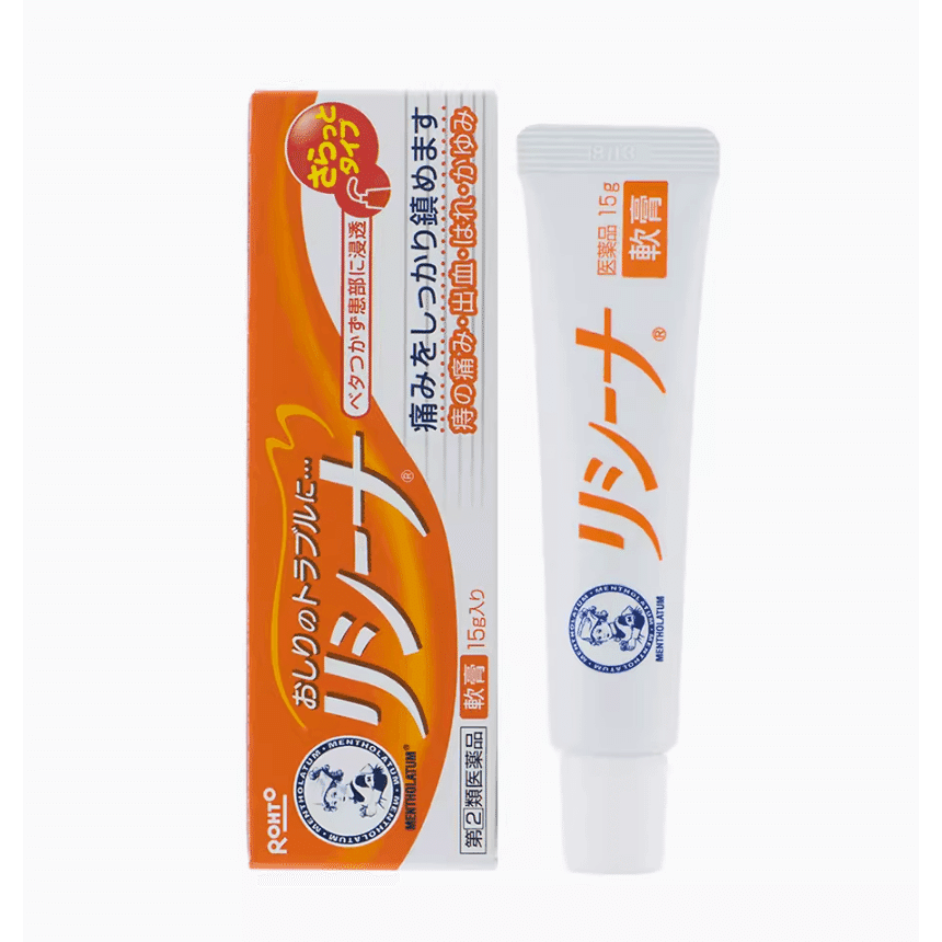 Rohto Mentholatum Hemorrhoid Ointment Anti Anti- rankle Hemostatic Analgesic Ointment 15g