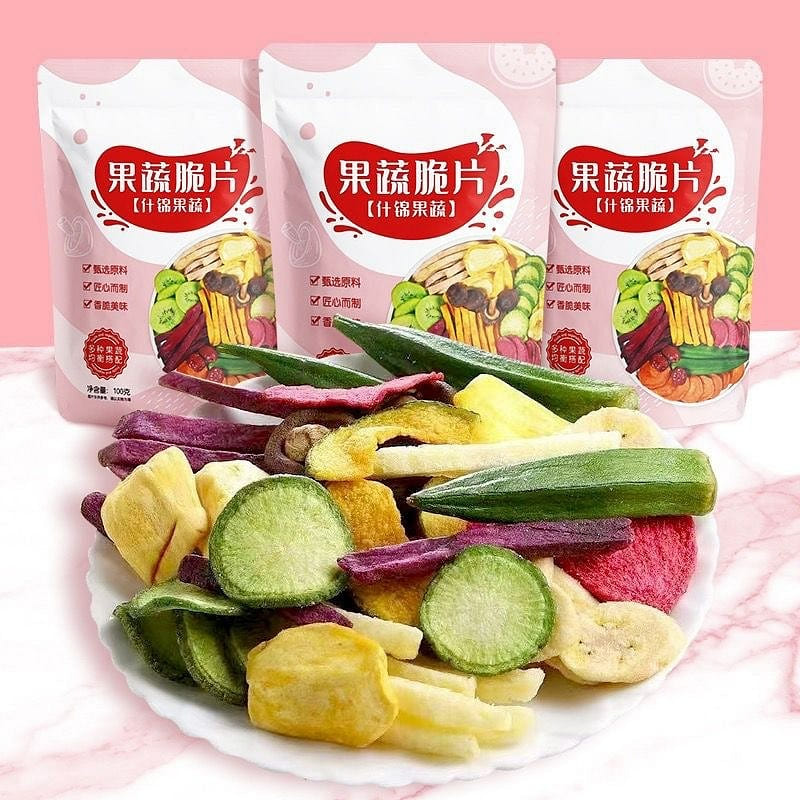 Mixed fruit and vegetable crisp 100g*3 packages 300 g