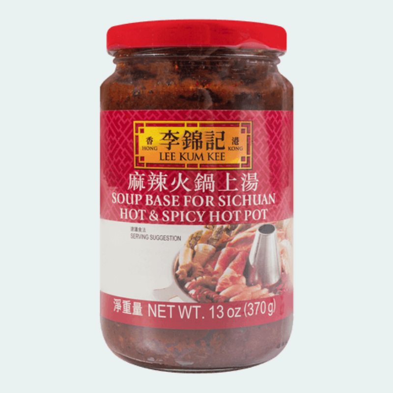 Lee Kum Kee Soup Base For Sichuan Hot & Spicy Hot Pot 13 oz 1 each