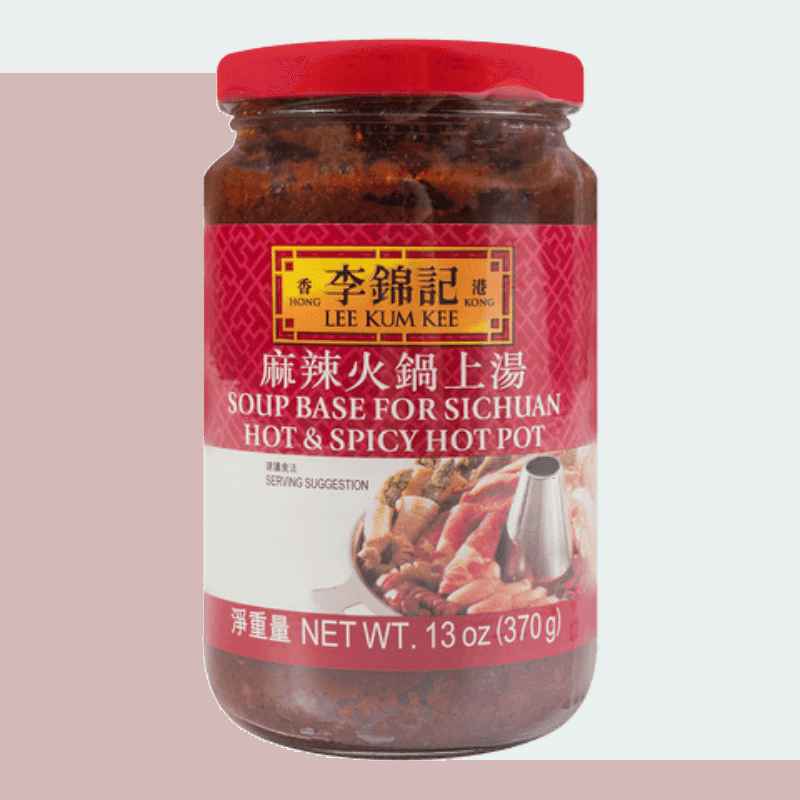 Lee Kum Kee Soup Base For Sichuan Hot & Spicy Hot Pot 13 oz 1 each