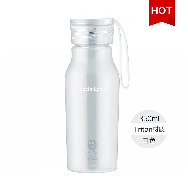 乐扣乐扣 夏季水杯Tritan  350ml白色款 1 瓶