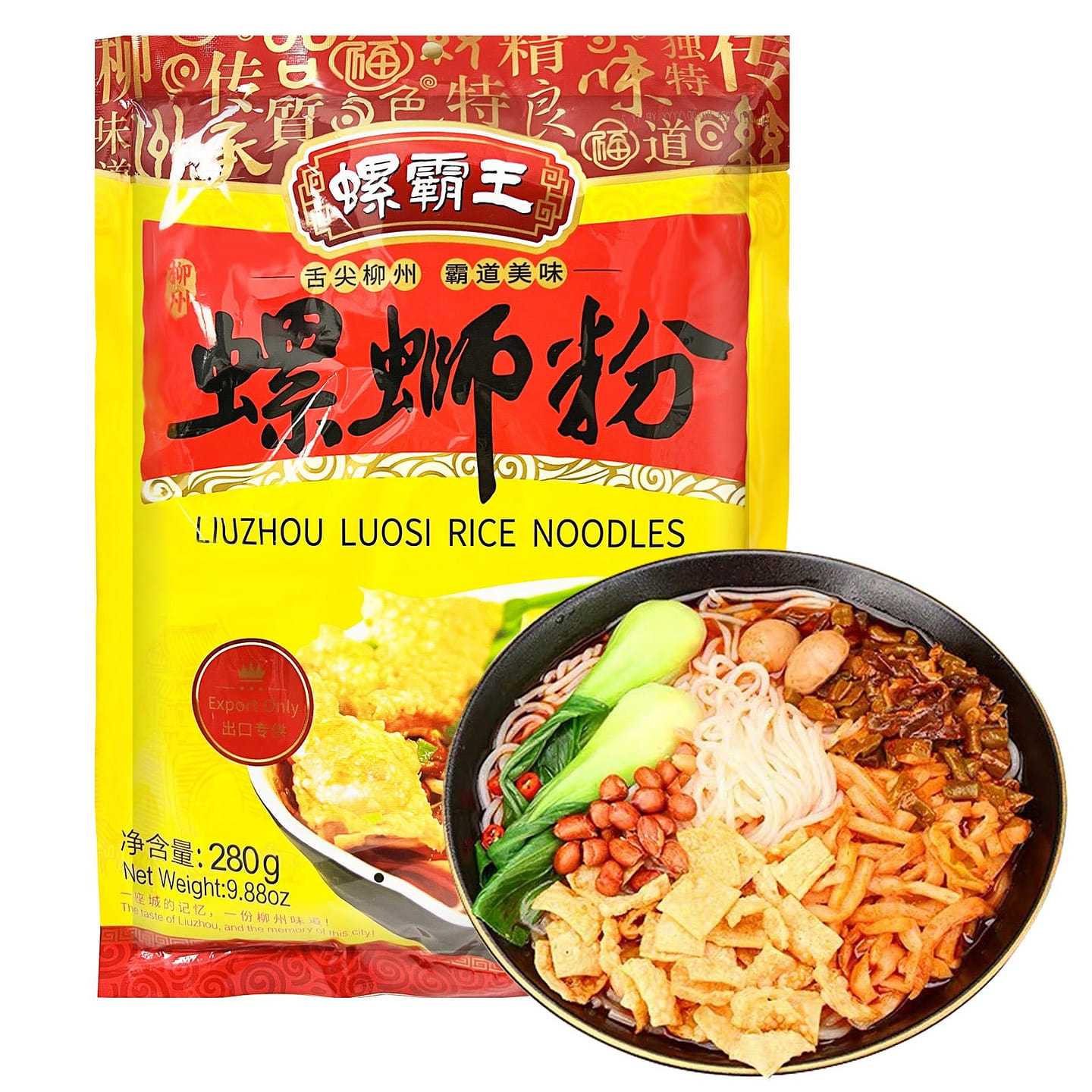 螺霸王 柳州螺蛳粉 280 克 Q弹爽口 麻辣鲜香 1 份