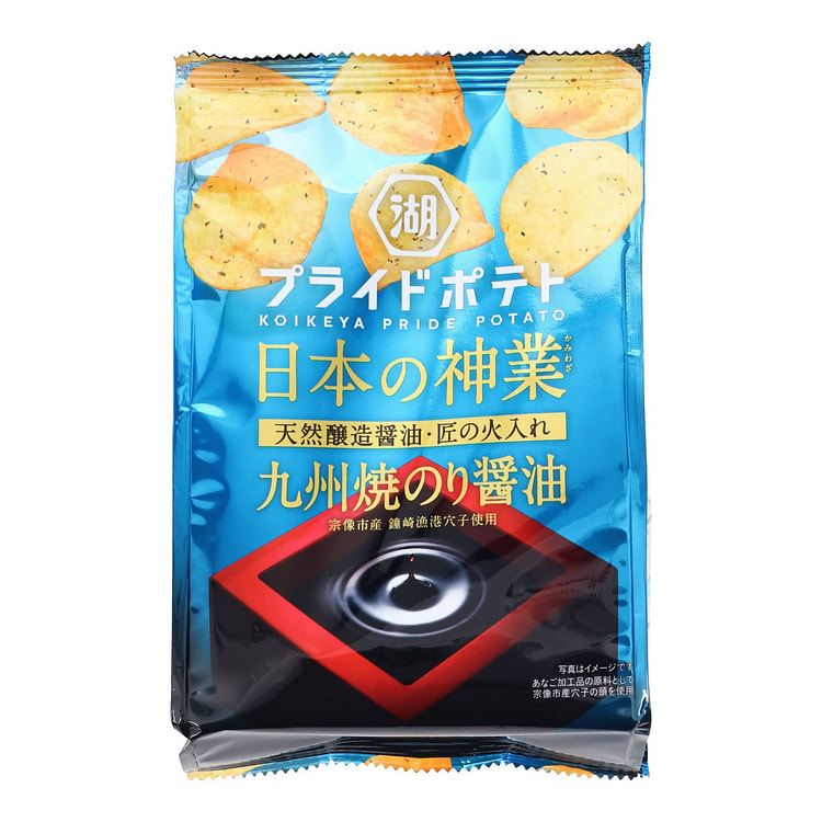湖池屋薯片九州烤海苔酱油味
