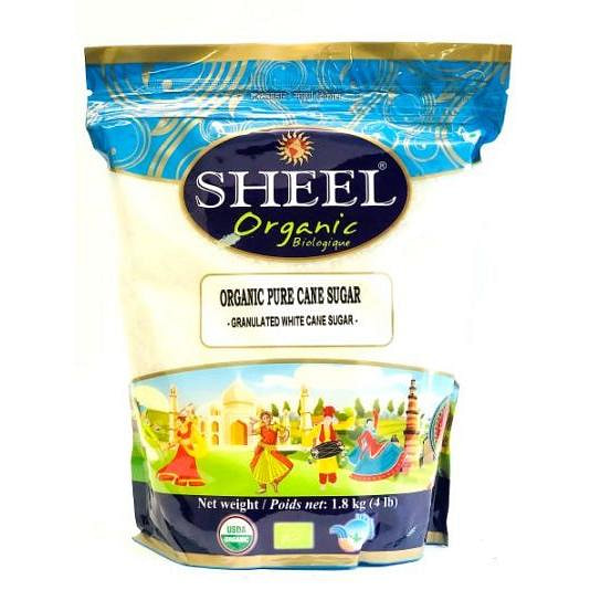 Organic Pure Cane Sugar - 4 Lb (1.8 Kg)