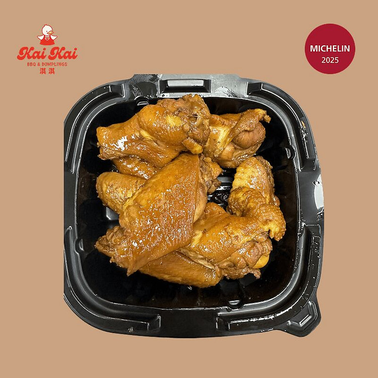 Braised Chicken Wing 6pc 1 each