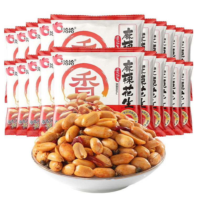 洽洽 麻辣花生 醉鬼花生下酒菜花生米12g*20袋 240 克