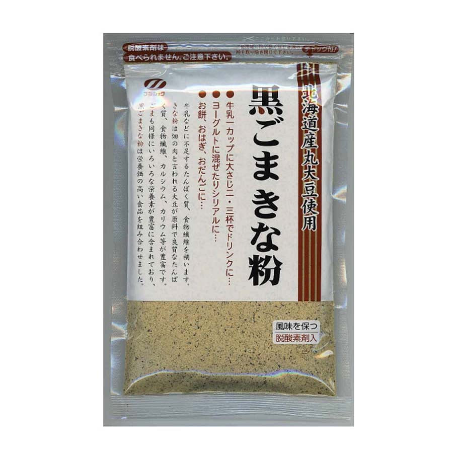 FUJISHOKU Hokkaido Black Sesame & Soybean Powder 100 g