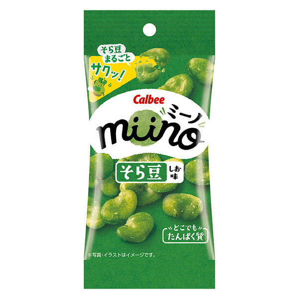 Calbee Mino Broad Bean Salt Flavor 20g 1 each