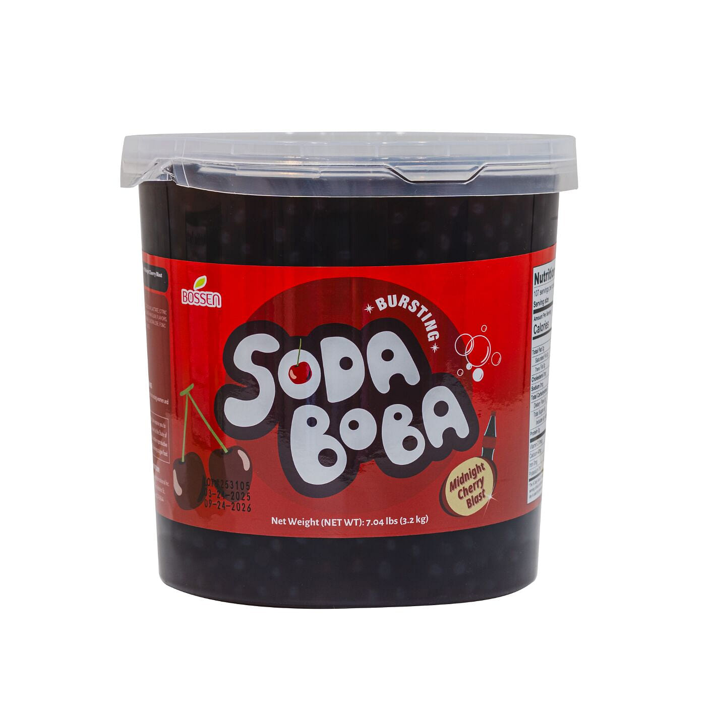 Midnight Cherry Blast Soda Bursting Boba 7.04 lb
