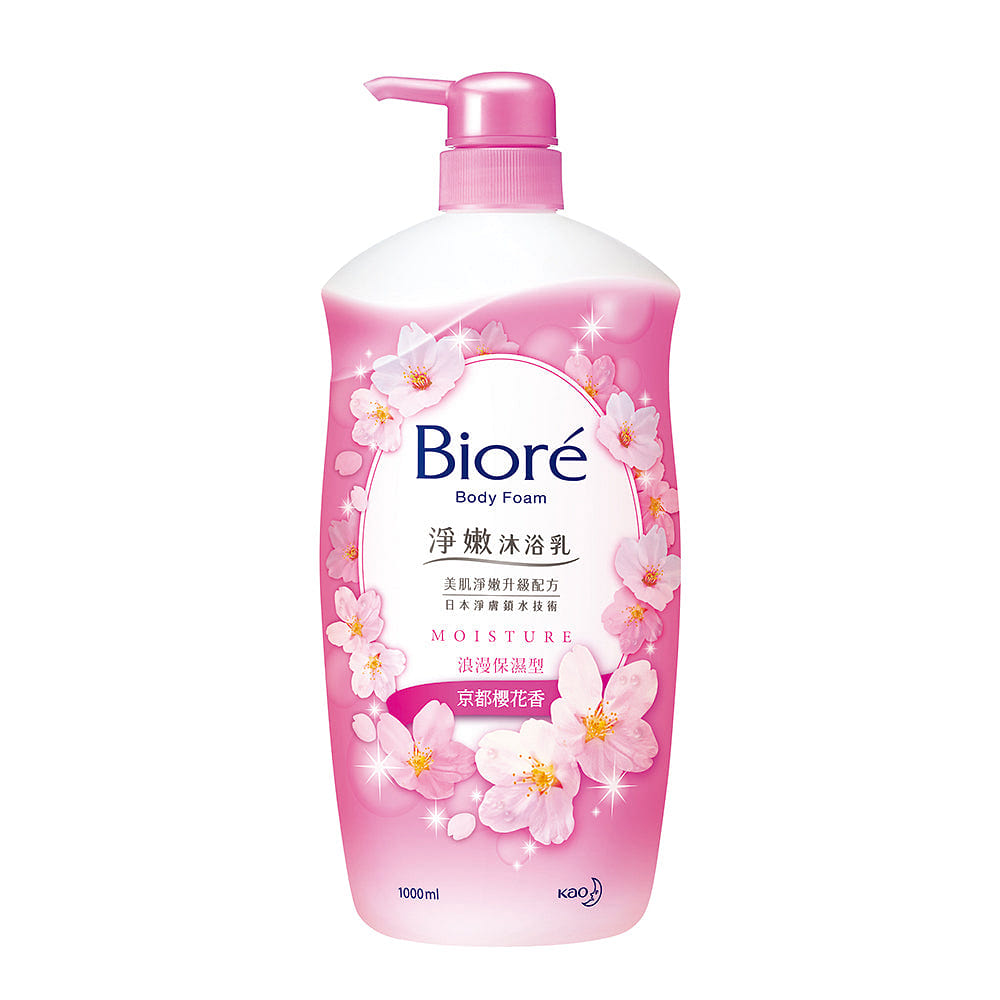 KAO Biore Cherry Blossoms Body Soap Pump 33.8 fl.oz 1 each