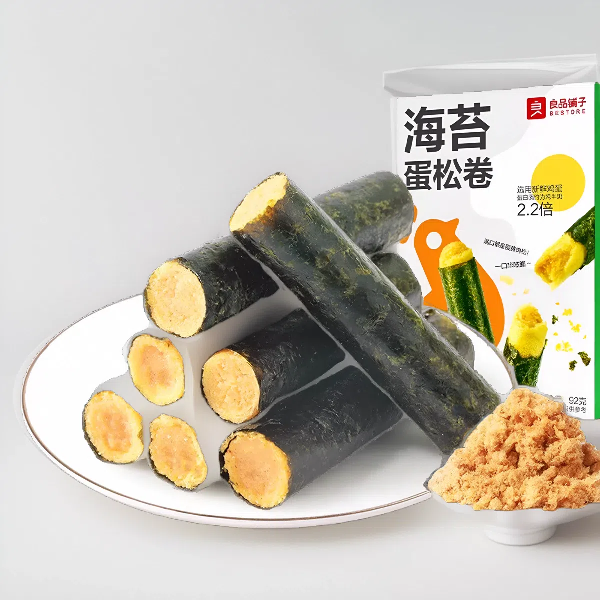 BESTORE Seaweed Egg Roll 92g*1 box 92 g