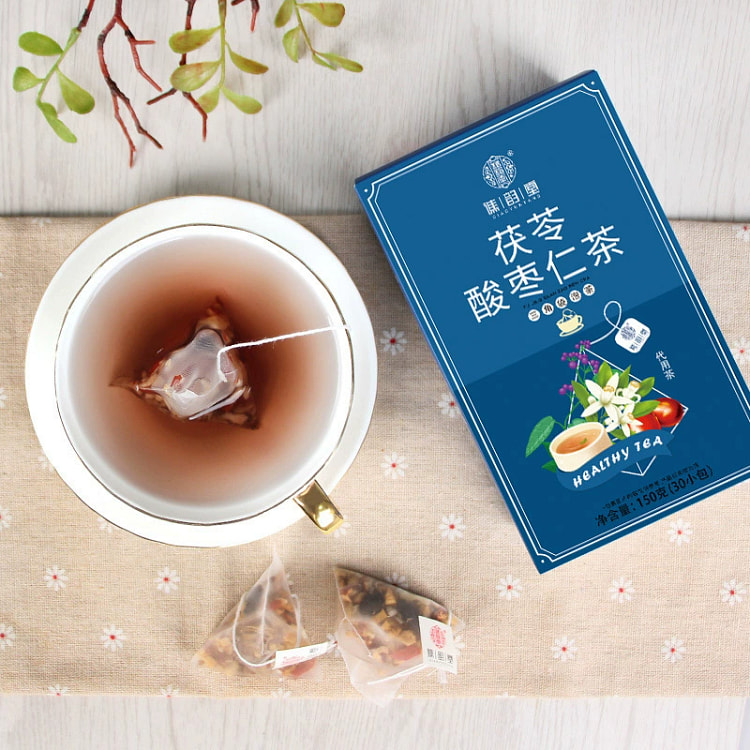 谯韵堂茯苓养生花茶*1盒30包