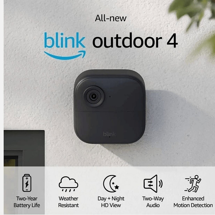 Blink Outdoor（第四代最新款）无线高清 1 包