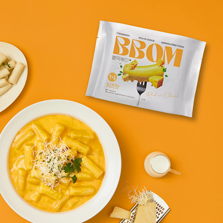 Bbom Tteokbokki Wheat Tteokbokki Cheese 147 g