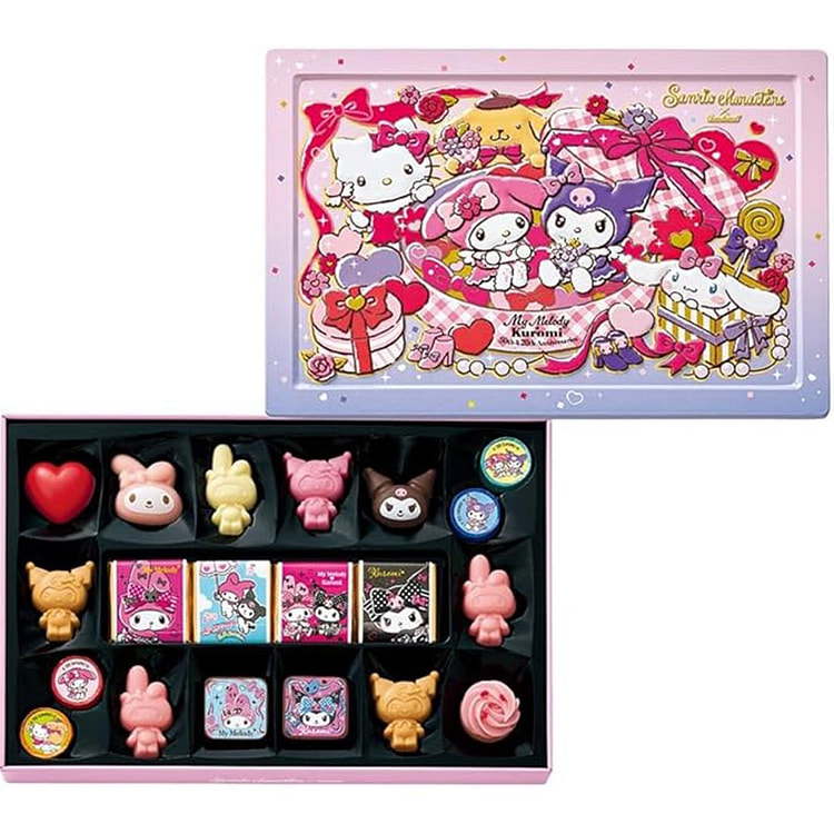 Sanrio Characters Birthday Tin Valentine Chocolate
