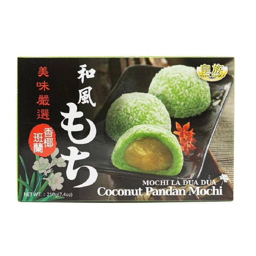 Bánh Mochi Pandan Royal Family Nhân Dừa 210g 1 phần