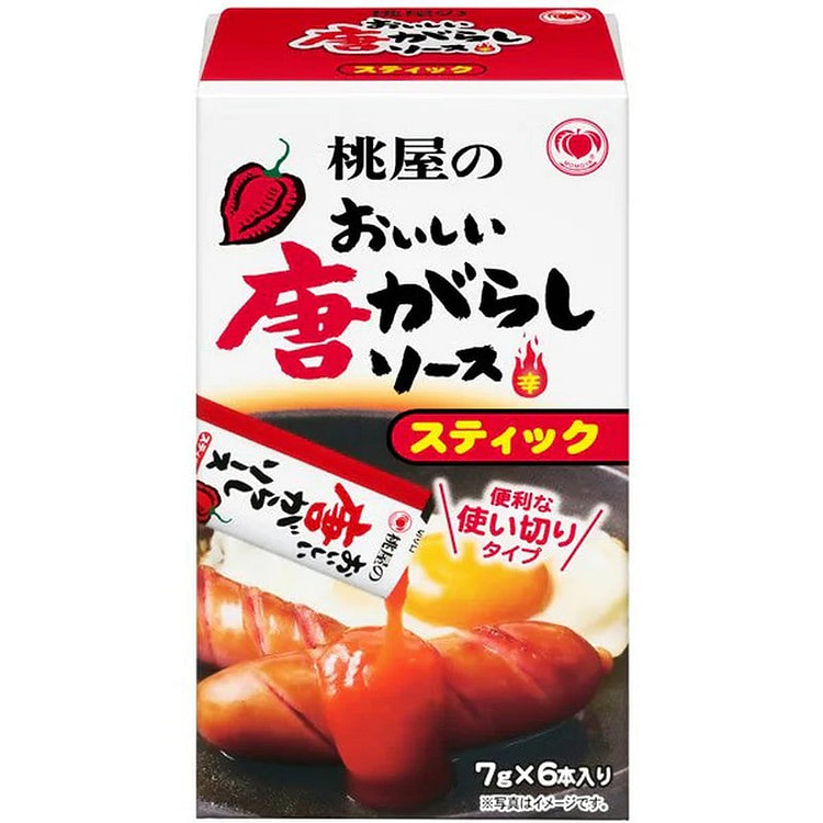 桃屋辣椒酱条 6支装 (42克)