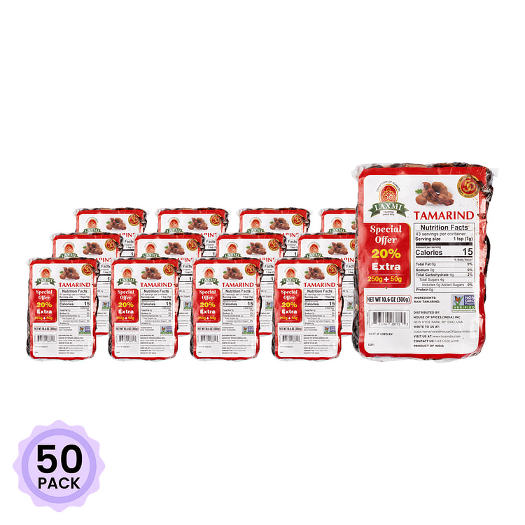 Laxmi Tamarind Slab 300 g*50 pack