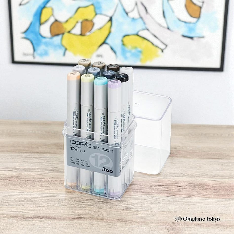 Copic Sketch Basic Set A-12 Colors 168 g
