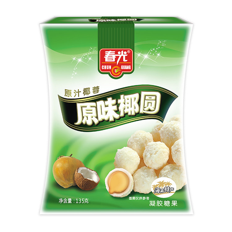 Original coconut ball gummy candies135g*2boxes 270 g