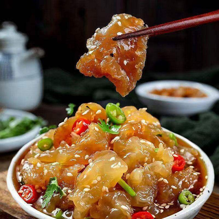 海蜇丝开袋即食凉拌大连特产下酒菜特级海蜇头特产美食 250 克