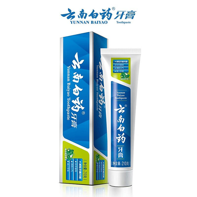 Yunnan Baiyao Refreshing Mint Toothpaste 210g 210 g