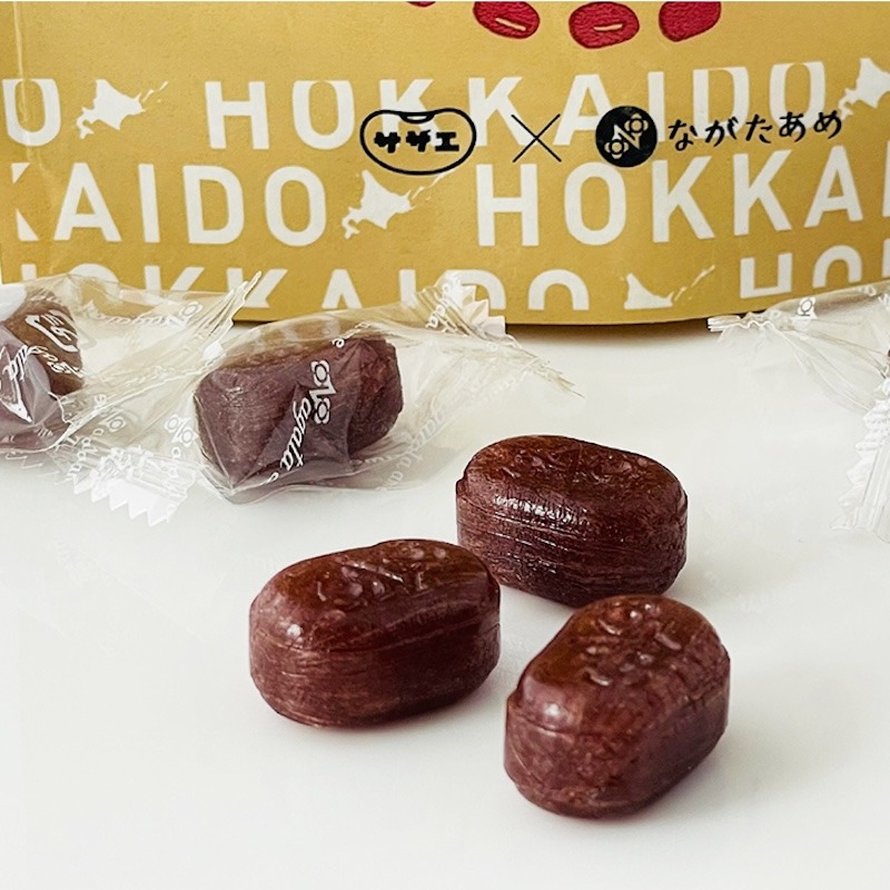 あめ 送料込み 小豆飴 TOKACHI AZUKI CANDY 十勝あずきキャンディ サザエ×な