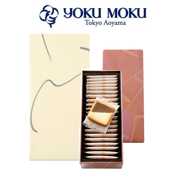 YOKUMOKU双倍牛奶巧克力夹心饼干 22片装