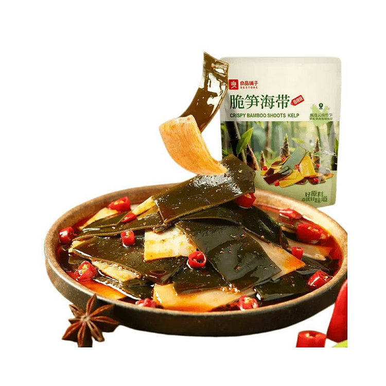 良品铺子香辣味海带脆笋即食零食160g*1袋 160 克
