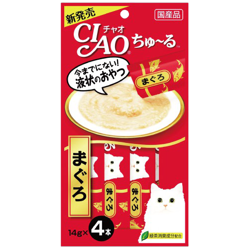 *Pet Food*CIAO -Creamy Purée Cat Treat:Tuna Made in Japan 【BBD:SEP, 2023】 56 g