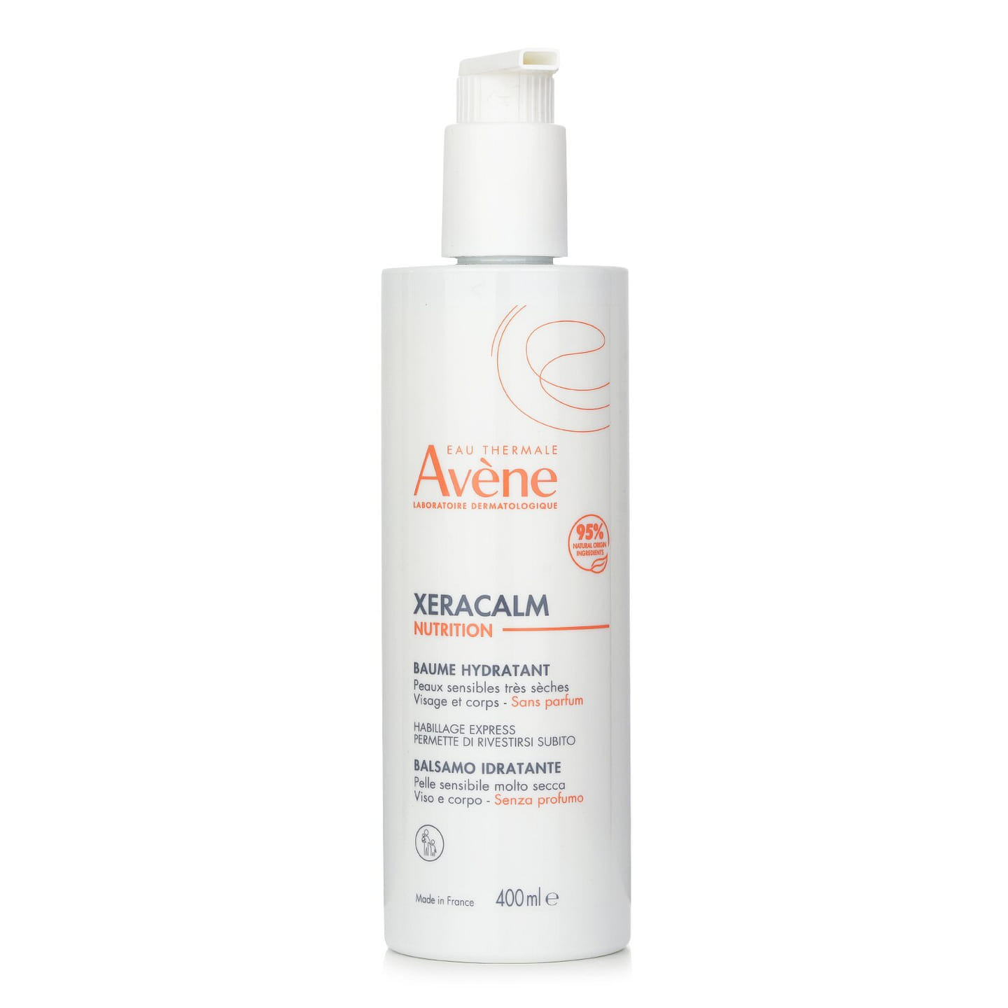 Avene Moisturizing and nourishing moisturizer Intensive hydration soothes and moisturizes the skin 400ml/13.5oz 400 ml