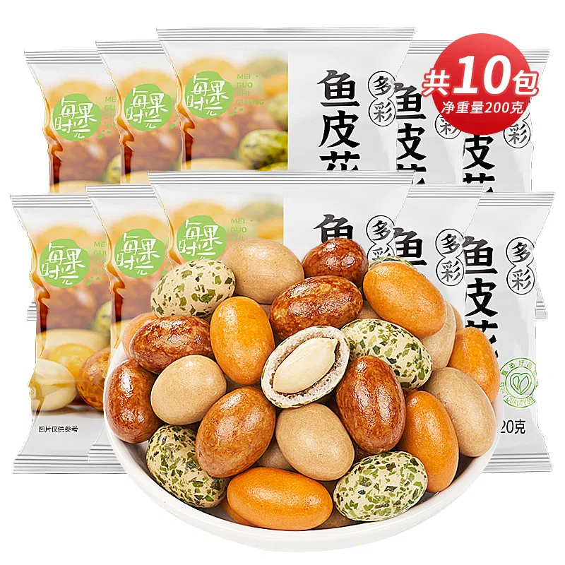 Fish skin peanuts per fruit time * 10bag 200 g