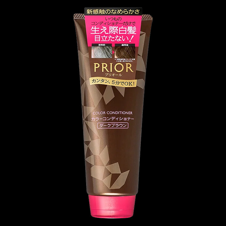 Shiseido PRIOR dầu xả nhuộm tóc nâu đậm 230g 1 phần