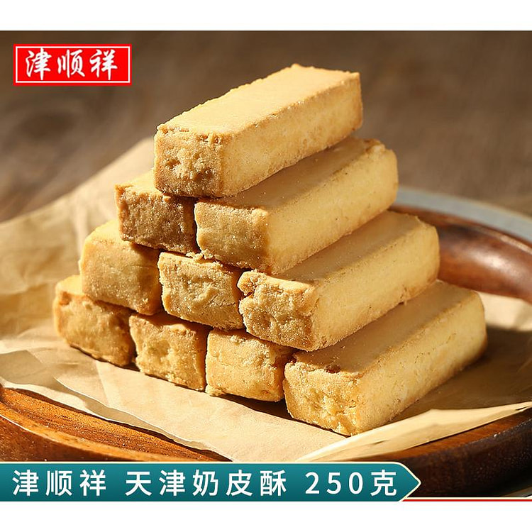 Jinshunxiang Tianjin Original Flavor Milk Skin Crispy 250g * 1 Bag
