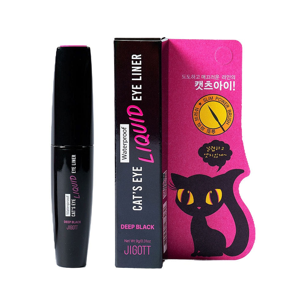Jigott – Cat’s Eye Waterproof Liquid Eyeliner 9g (0.31 fl.oz) – Eyeliner Pencil 9 g