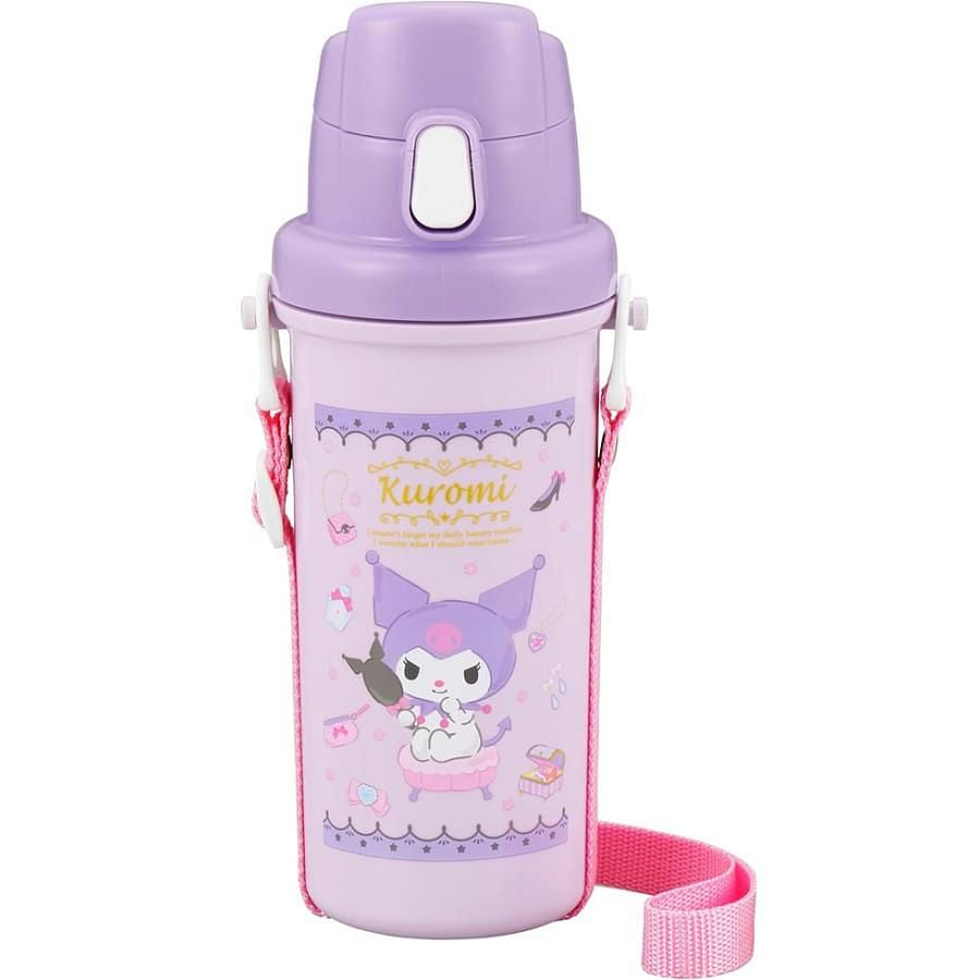 OSK Kuromi Direct Drink Plastic Bottle 600ml 1 count