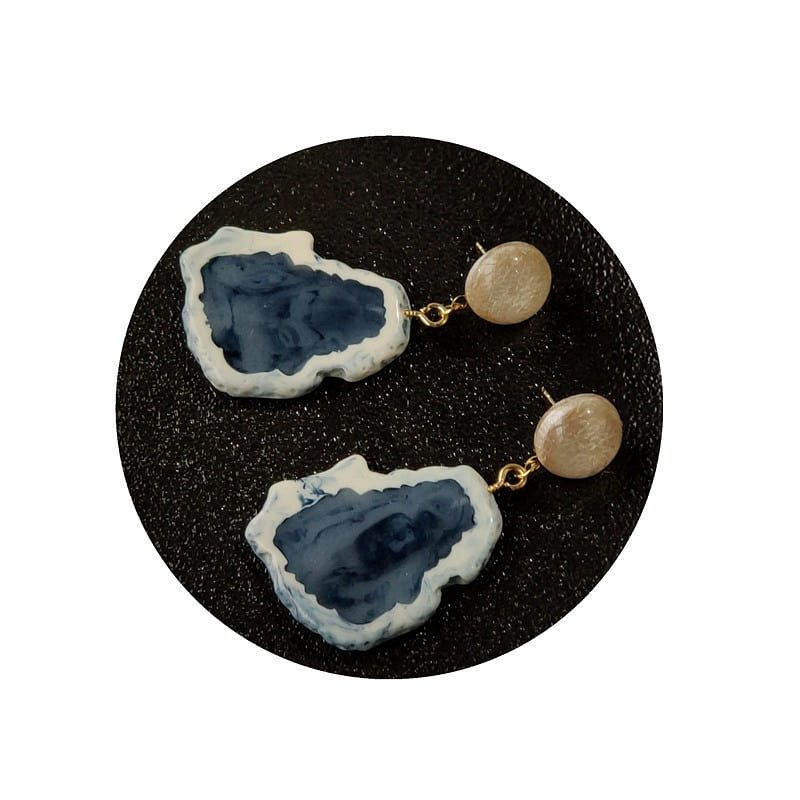 Asymmetric Acrylic Unique Earrings 1 count