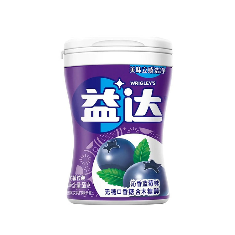 Yida Blueberry Chewing Gum 56g*1 56 g