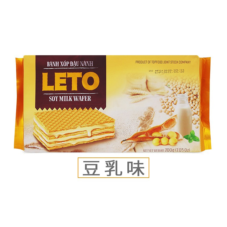 越南 LETO威化饼干 豆乳味