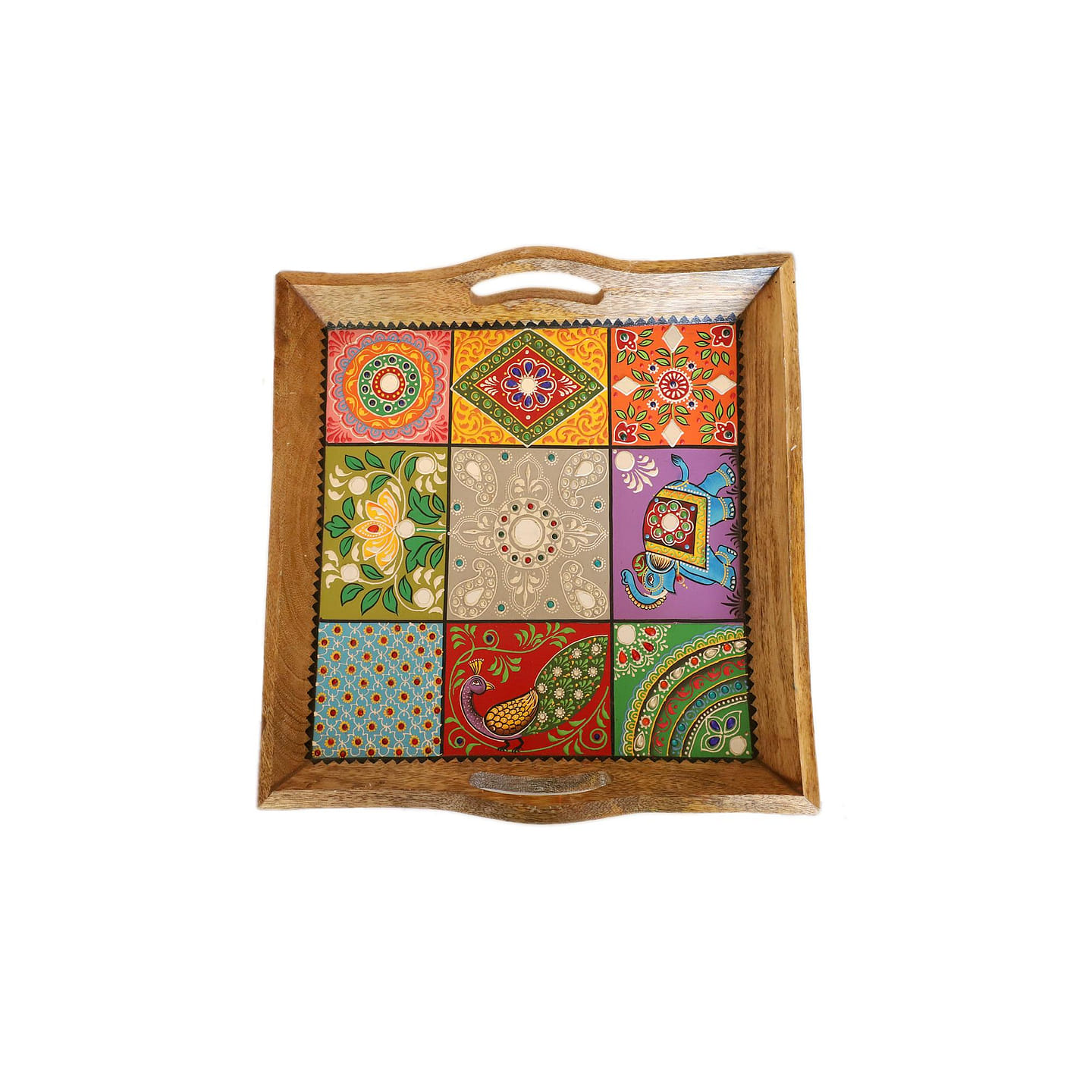Cottage Handicraft, Handiwood Tray, an Epitome of Heritage 1 count