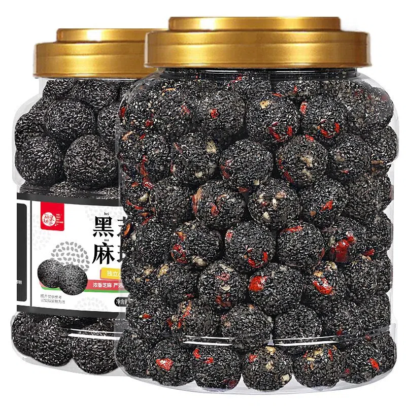 Meiguo Time Black Sesame Balls 500g*1 Can 500 g
