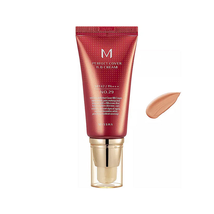韩国 MISSHA 完美遮瑕 BB霜 29焦糖米色