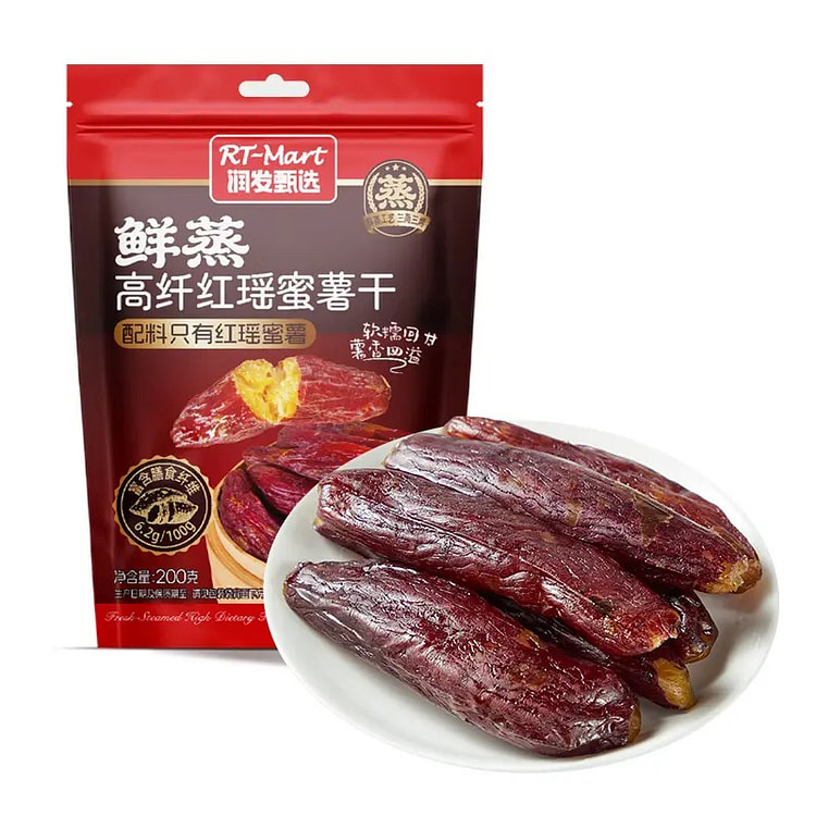 【美国仓直发】红瑶蜜薯干 鲜蒸高纤休闲零食 200 克