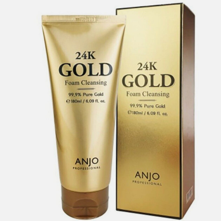 Anjo 24K 黄金泡沫洁面乳 180ml
