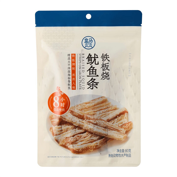 盒马 铁板烧鱿鱼条 80 克