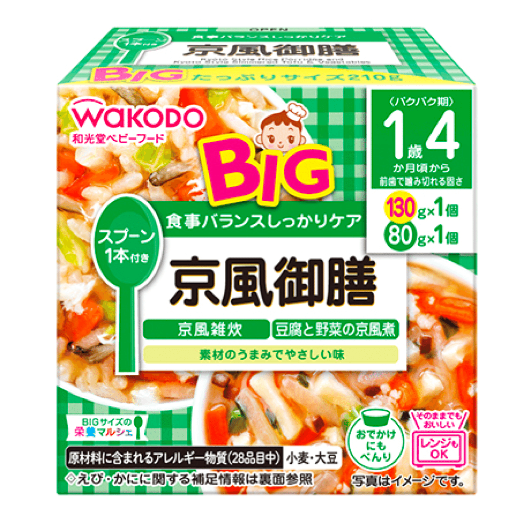 Wakodo Kyoto-style Table 130g+80g (2 packs) 1 box