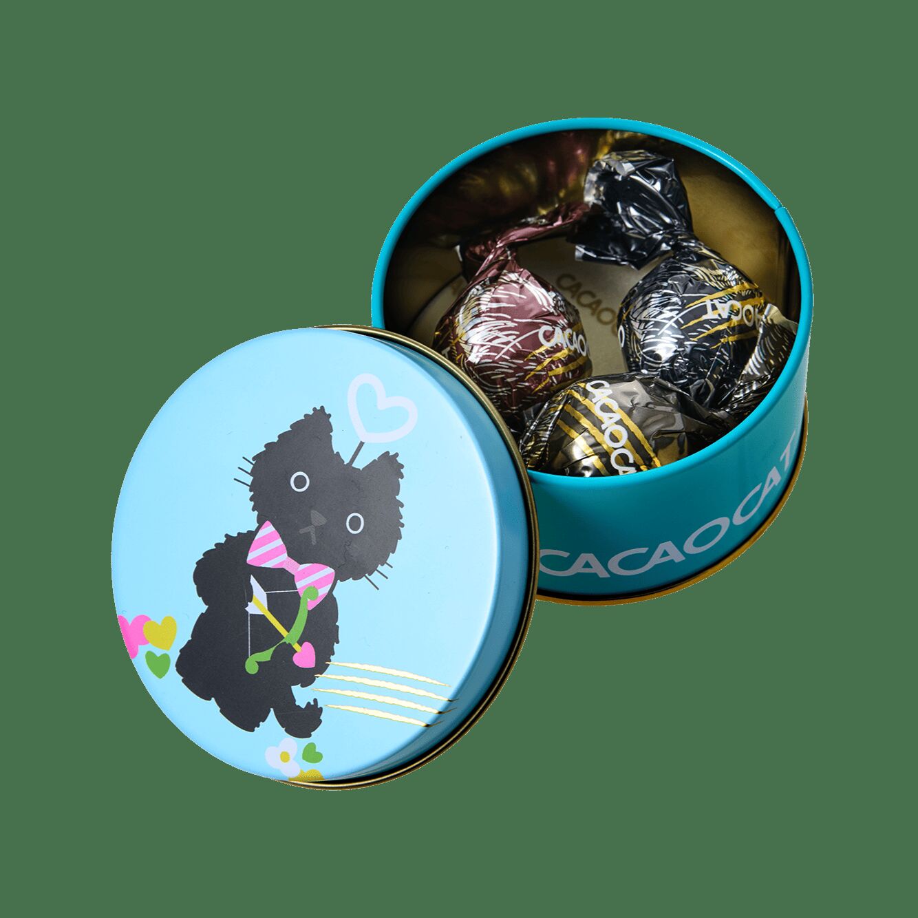 Cat Chocolate Tin: Black Cat Ver 80 グラム